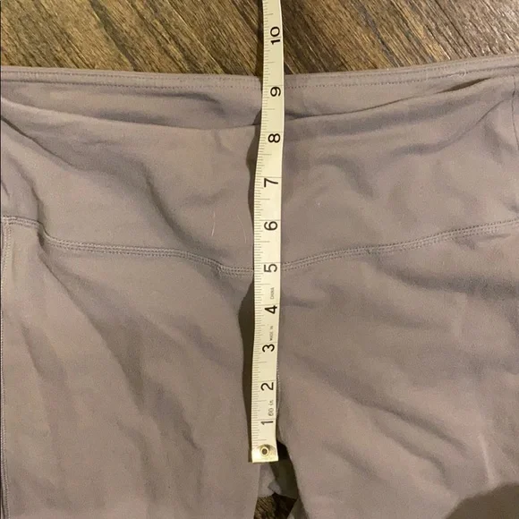 Athleta Gray Crop Cropped Leggings M Medium GUC - Picture 3 of 10
